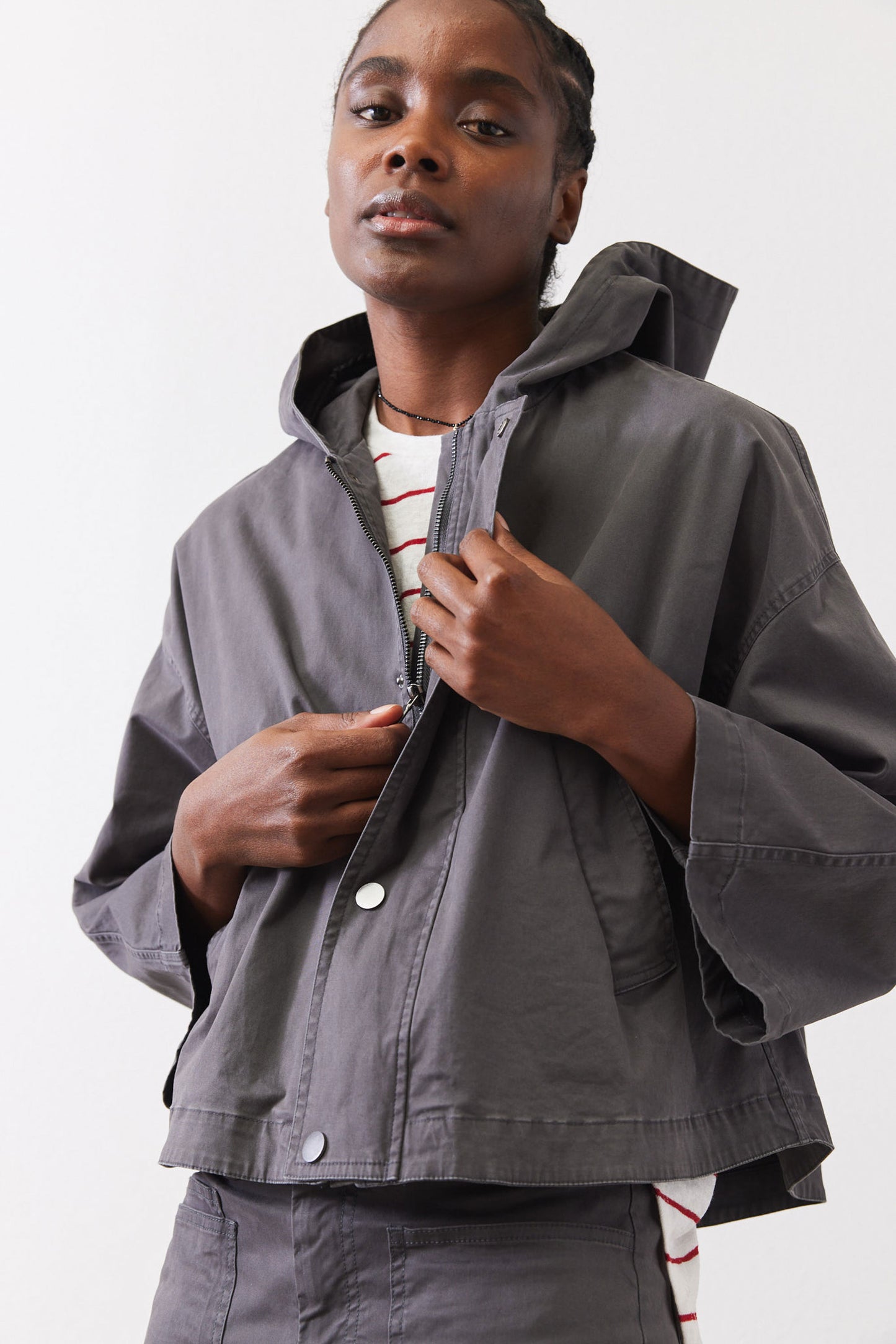 The Utility Oversized Twill Jacket