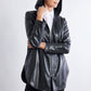 Vegan Leather Not Too Oversized Jacket