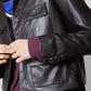 Vegan Leather Button Down Jacket