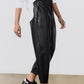 The Vegan Leather Wide-ish Pants