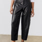 The Vegan Leather Wide-ish Pants