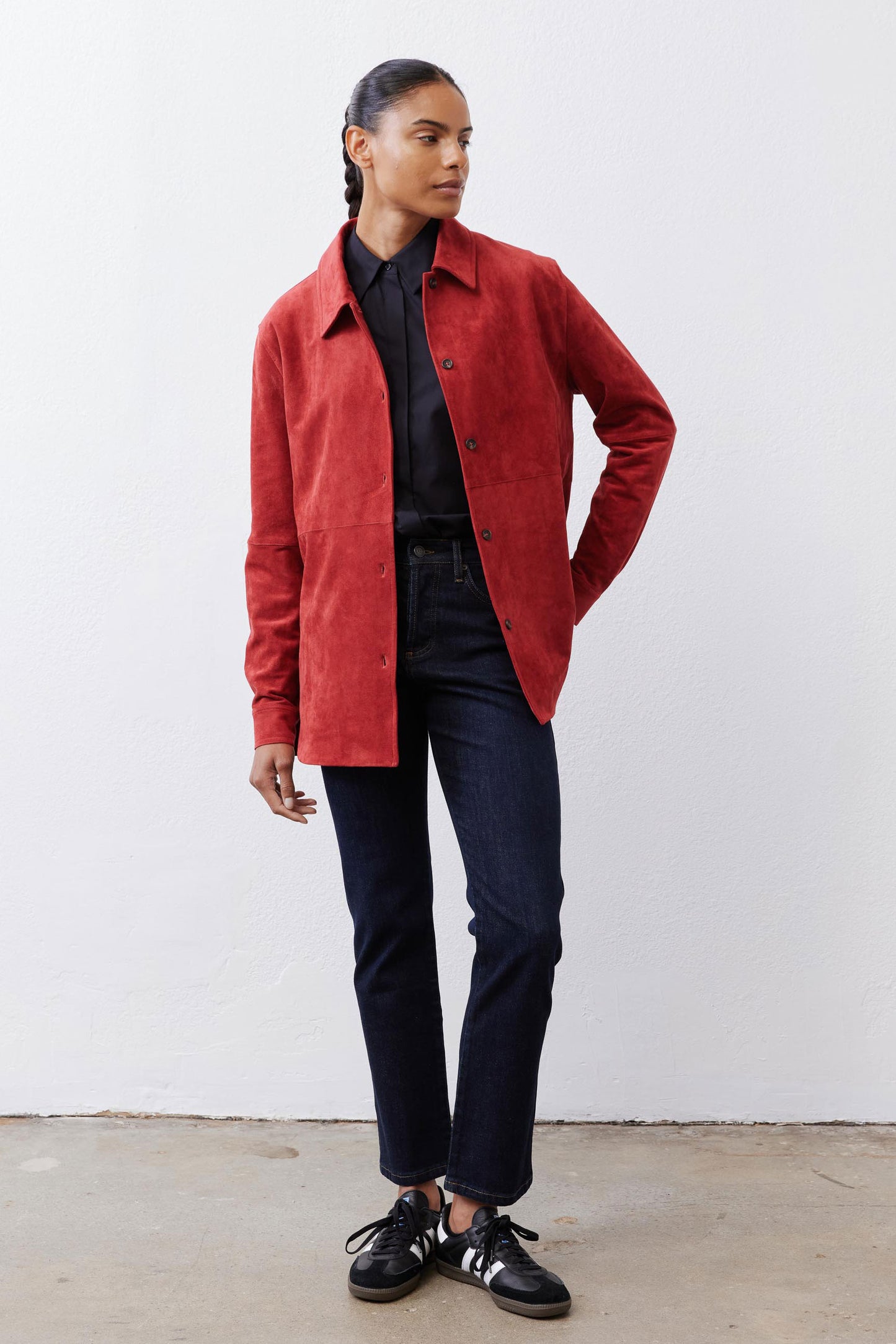 Vegan Suede Overshirt
