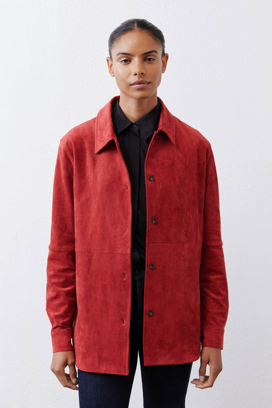 Vegan Suede Overshirt