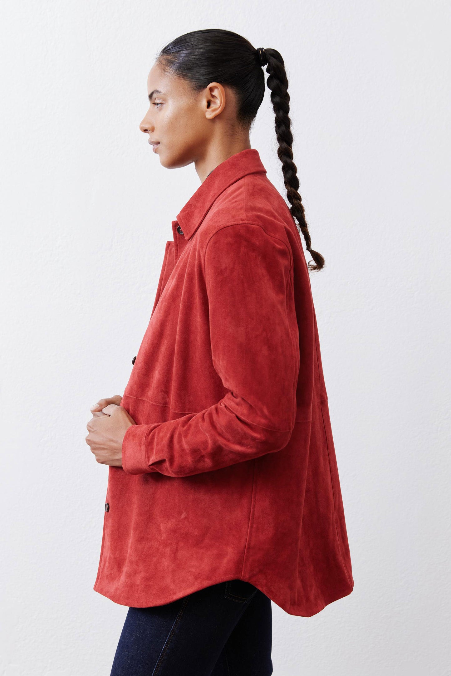 Vegan Suede Overshirt