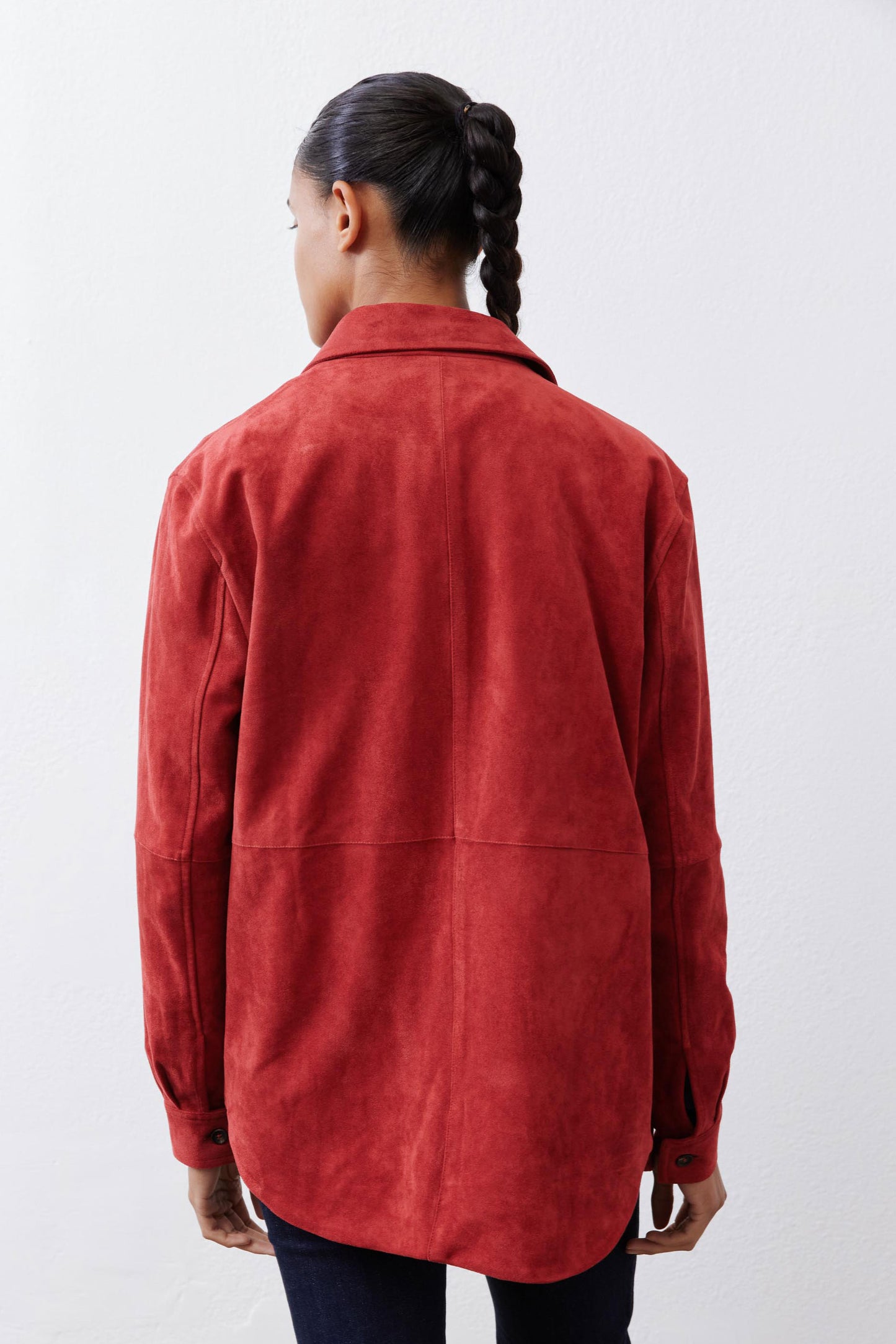 Vegan Suede Overshirt