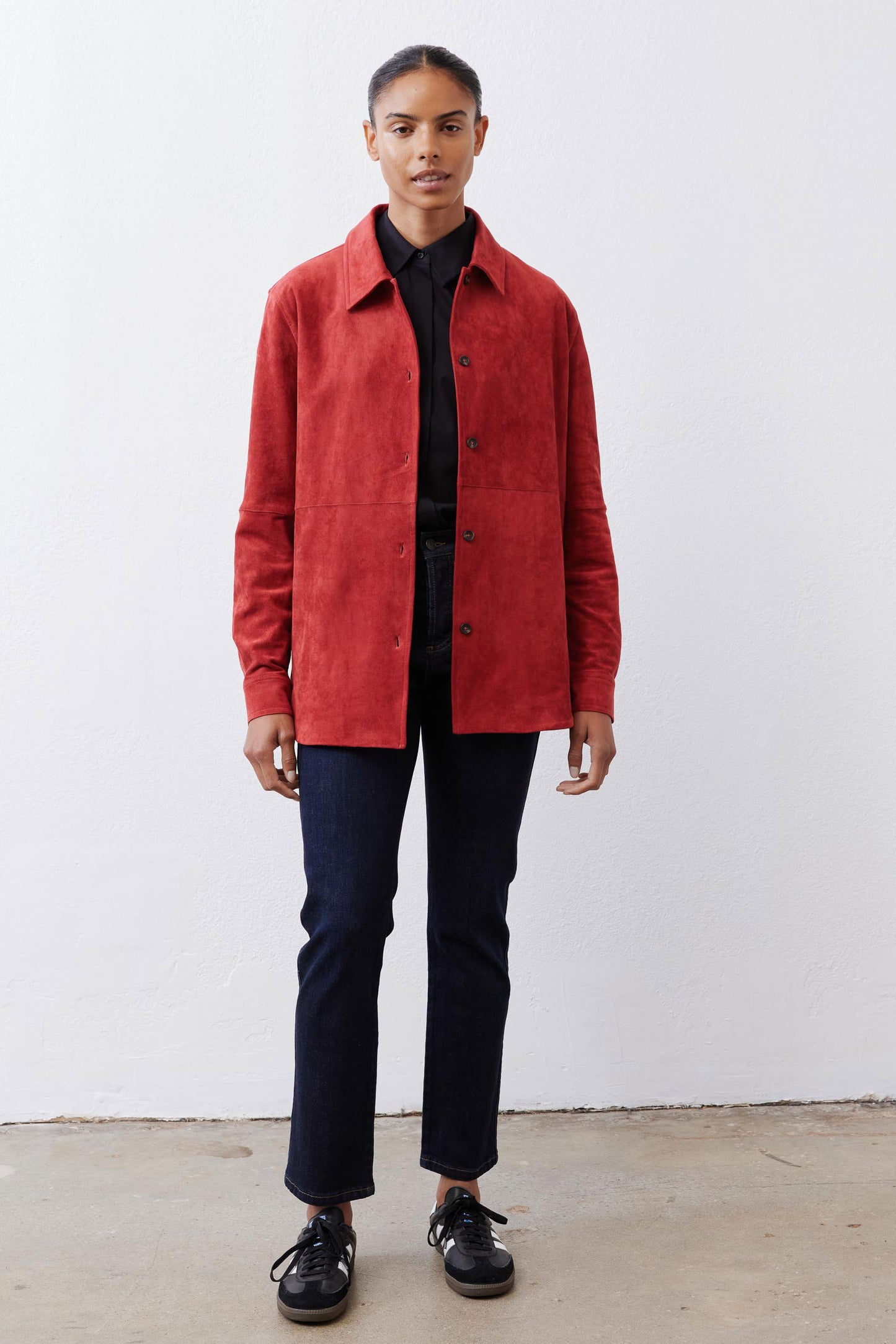 Vegan Suede Overshirt