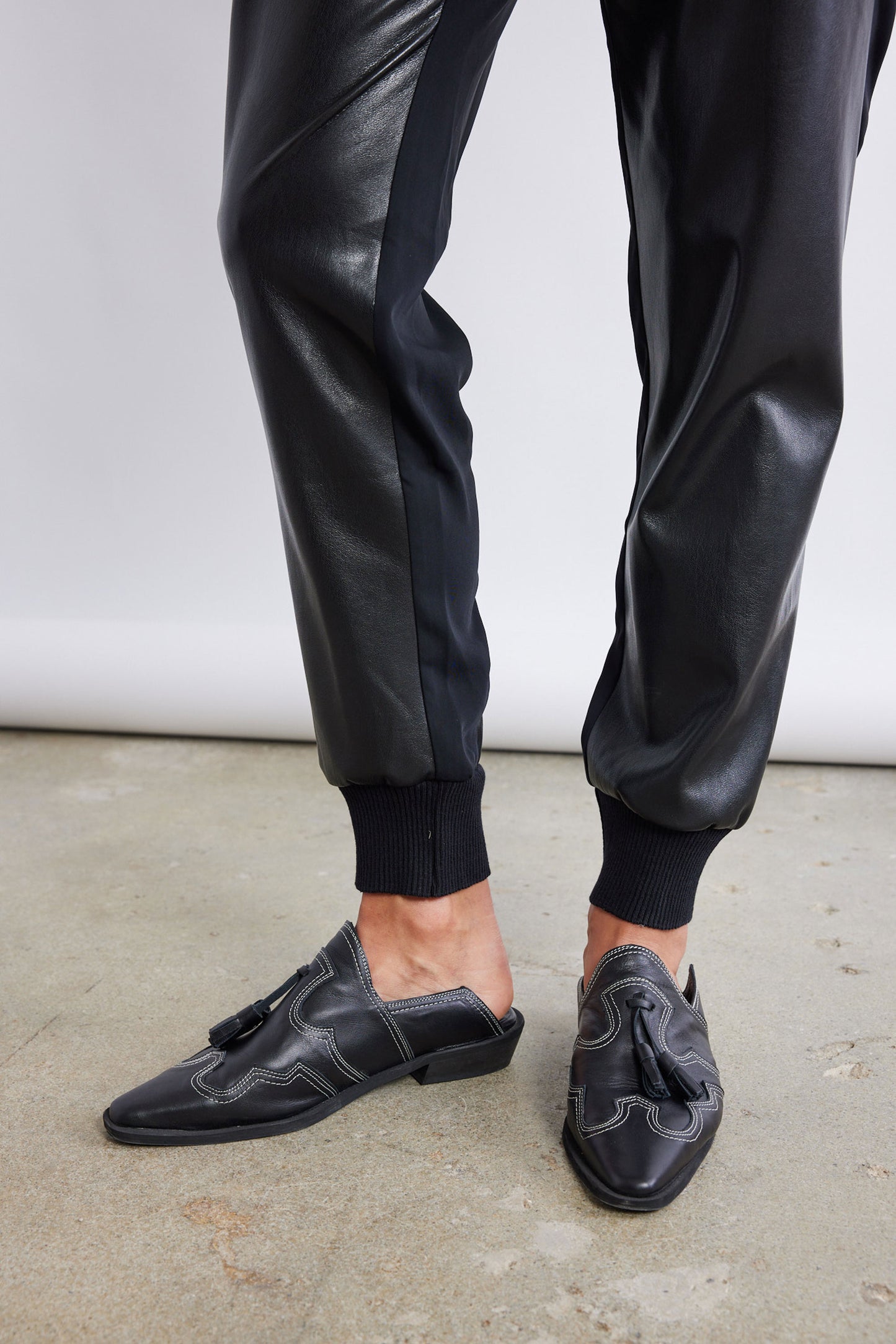 The Best Vegan Leather Combo Jogger