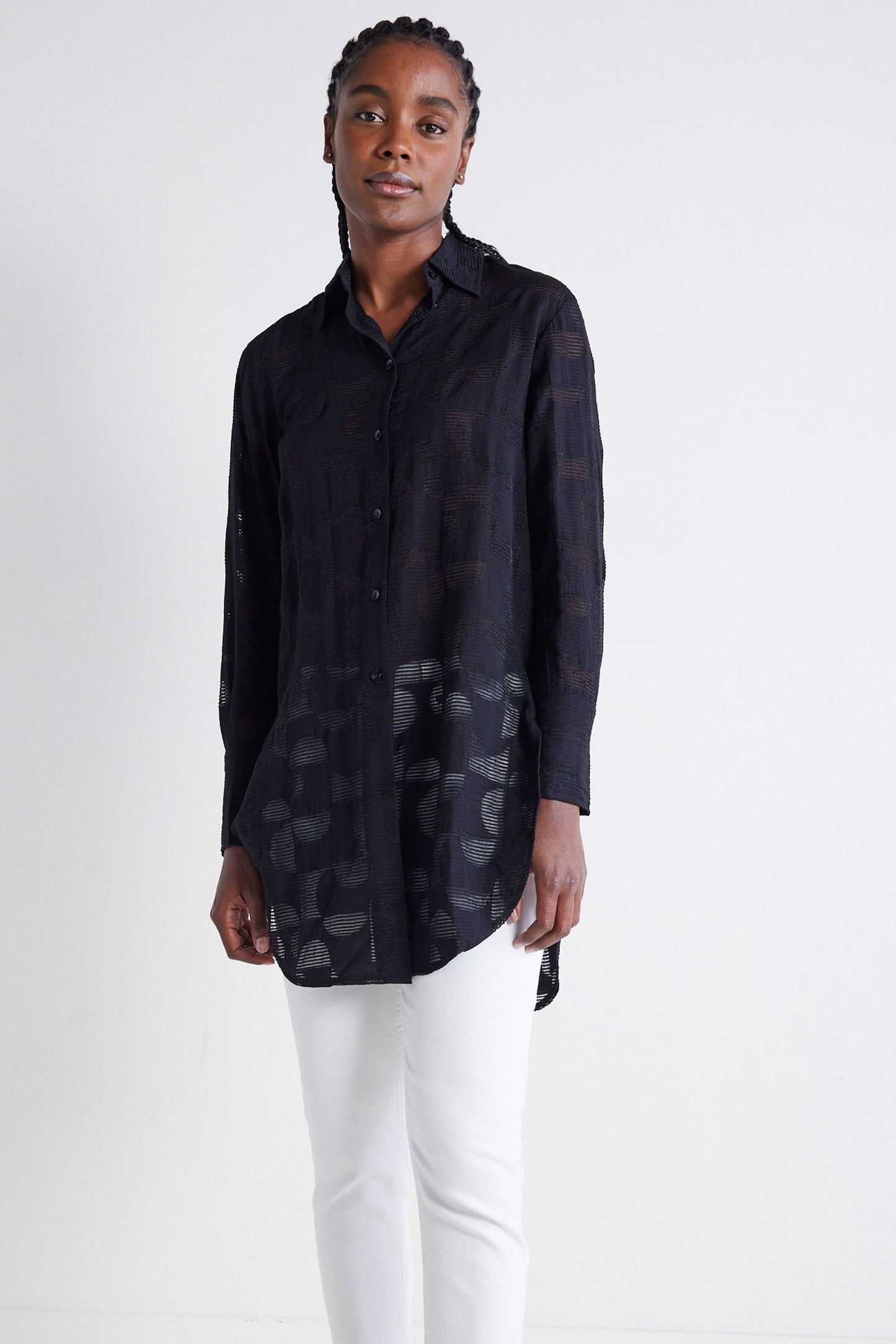 Walkover Geo Sheer Tunic