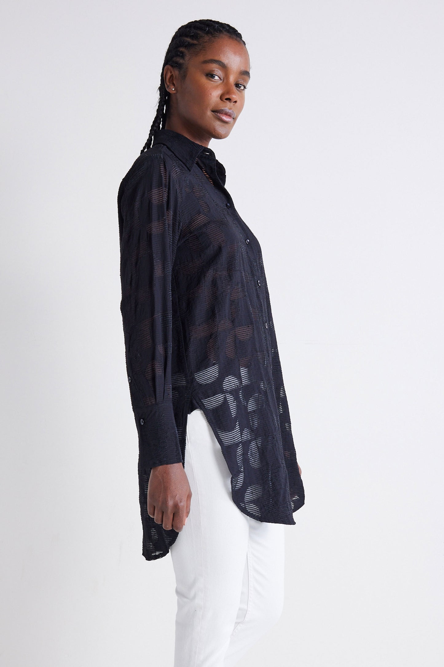 Walkover Geo Sheer Tunic