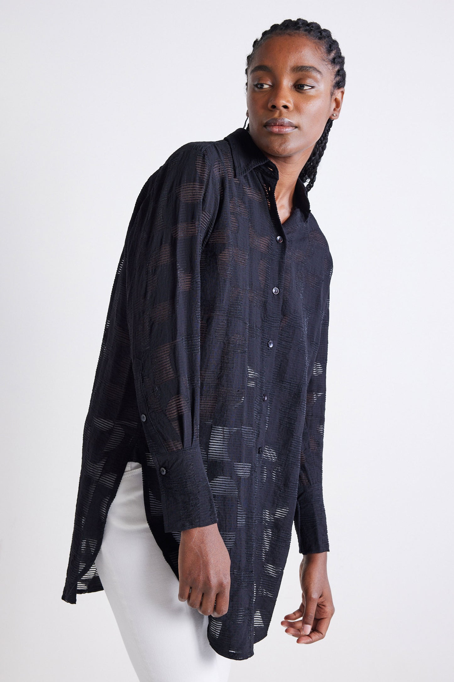 Walkover Geo Sheer Tunic