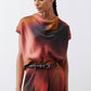 Washable Silk Cowl ﻿Neck Top