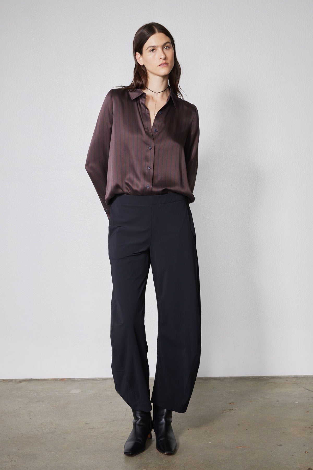 Washable Silk Button Down Top