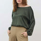 Washable Silk Cinched Hem Blouse