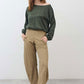 Washable Silk Cinched Hem Blouse