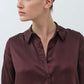 Washable Silk Button Down Top
