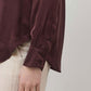 Washable Silk Button Down Top