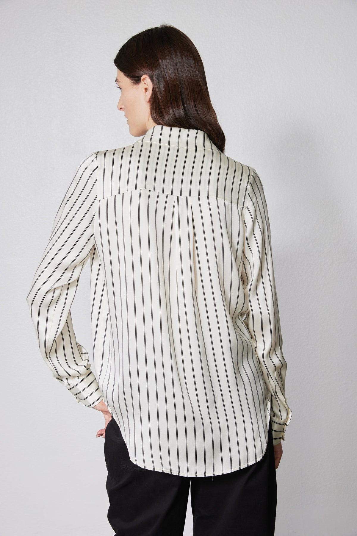 Washable Silk Button Down Top