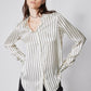 Washable Silk Button Down Top