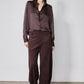 Washable Silk Button Down Top