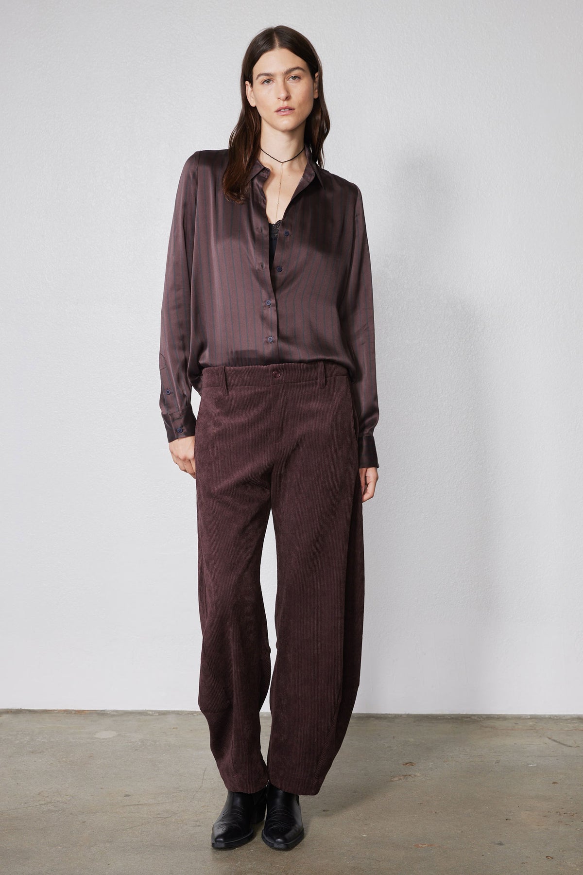 Washable Silk Button Down Top