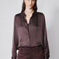 Washable Silk Button Down Top