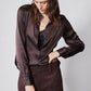 Washable Silk Button Down Top