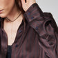 Washable Silk Button Down Top