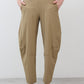 Dune wide-ish pants with belt loops and relaxed, tapered ankle-length legs