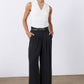 The Petite Wide Leg Trousers