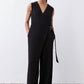 Sleeveless Wrap Jumpsuit