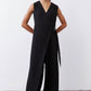 Sleeveless Wrap Jumpsuit