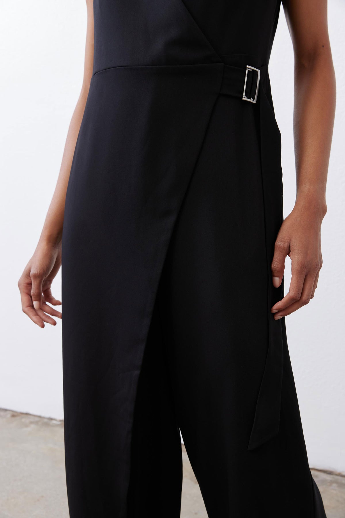 Sleeveless Wrap Jumpsuit