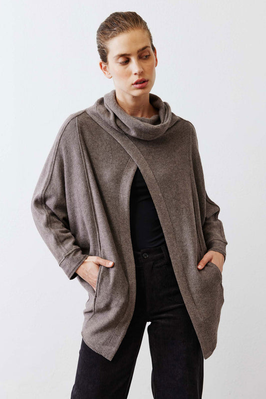 Wrapped Up Cocoon Knit Cardigan
