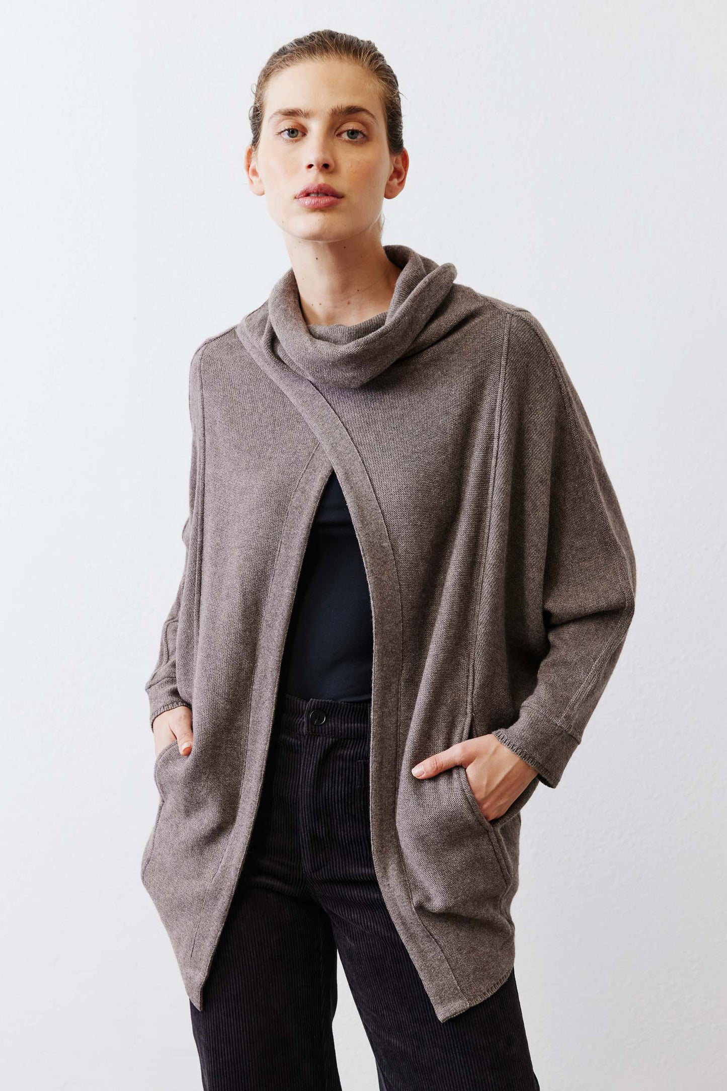 Wrapped Up Cocoon Knit Cardigan