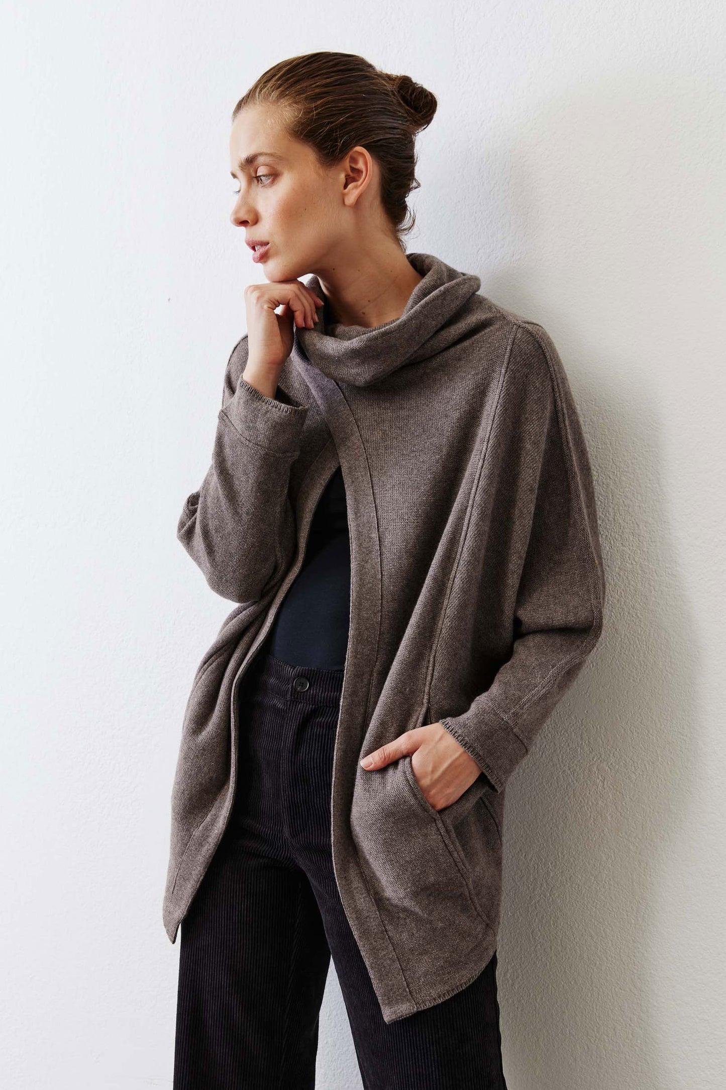 Wrapped Up Cocoon Knit Cardigan