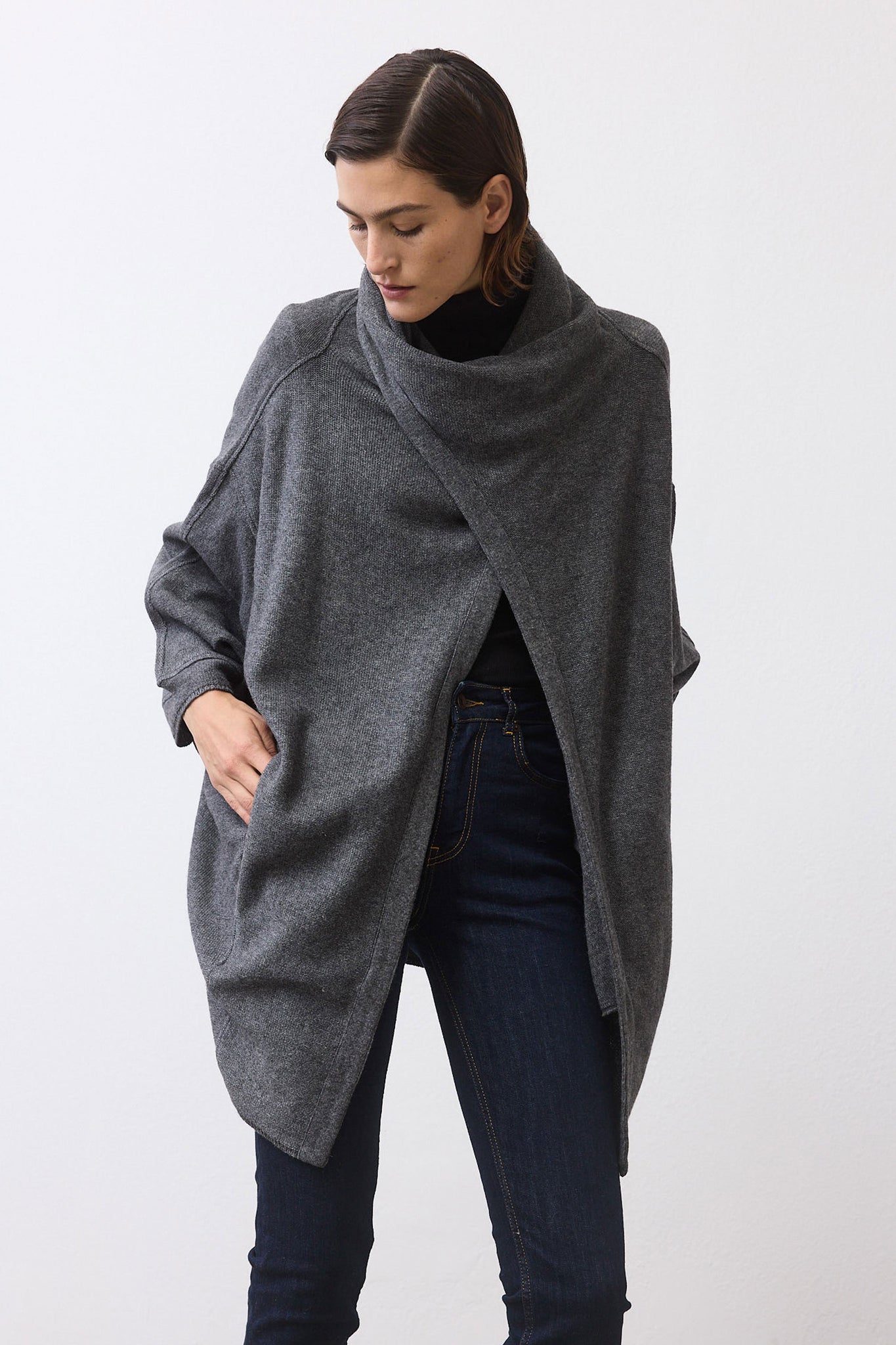 Wrapped Up Cocoon Knit Cardigan