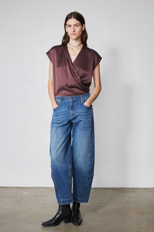 The Wrap Washable Silk Top