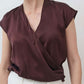 The Wrap Washable Silk Top