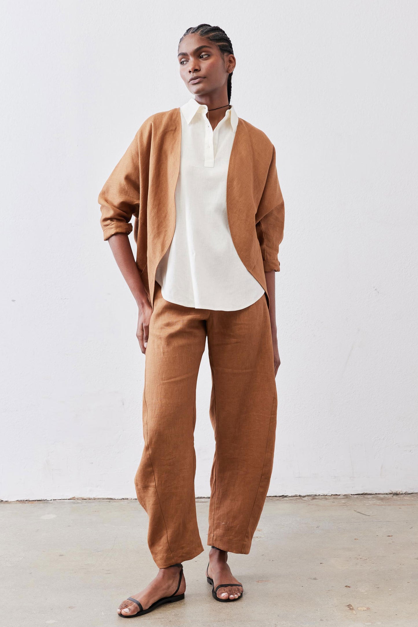 Zephyr Linen Cocoon Cardigan