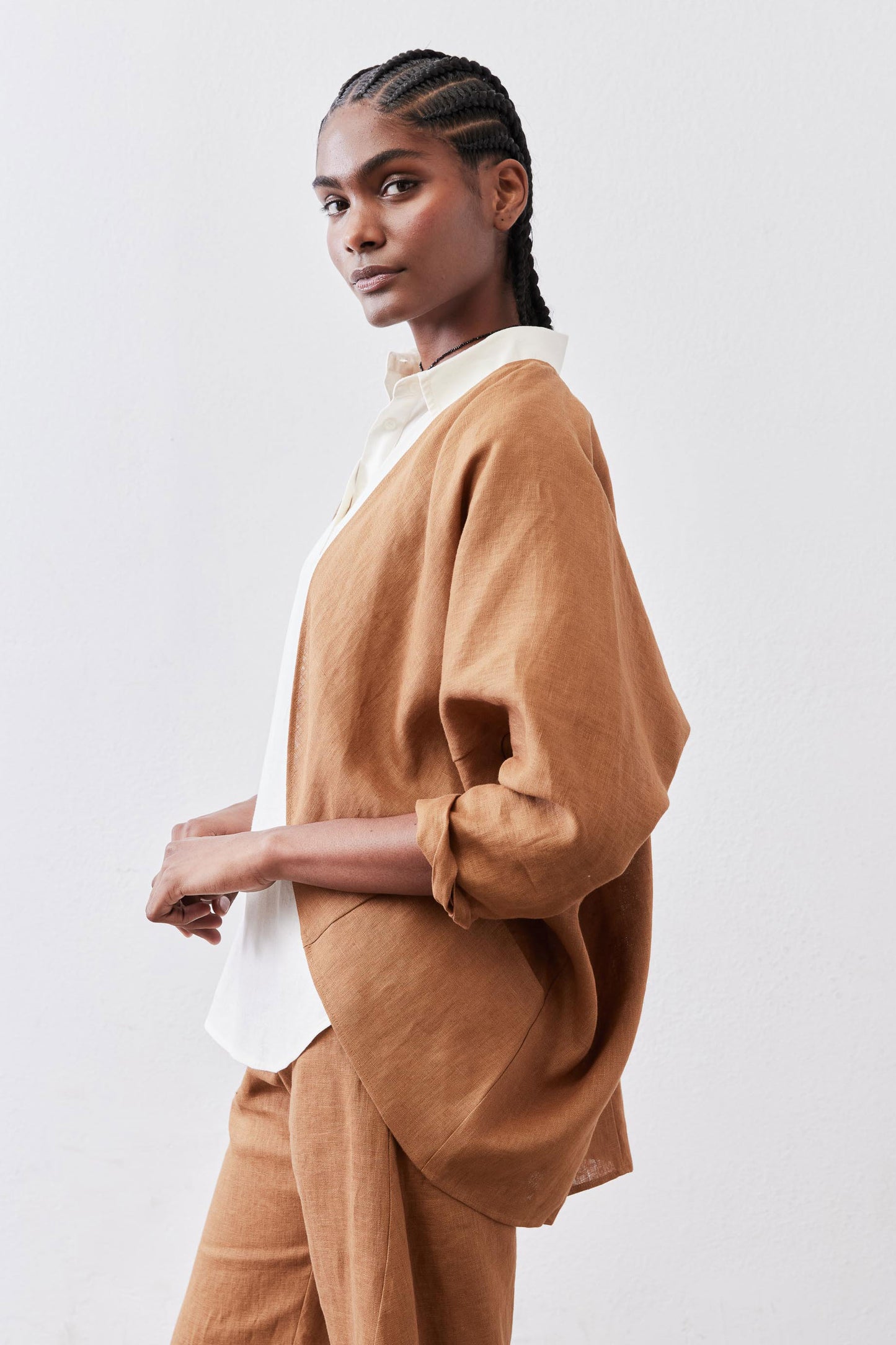 Zephyr Linen Cocoon Cardigan
