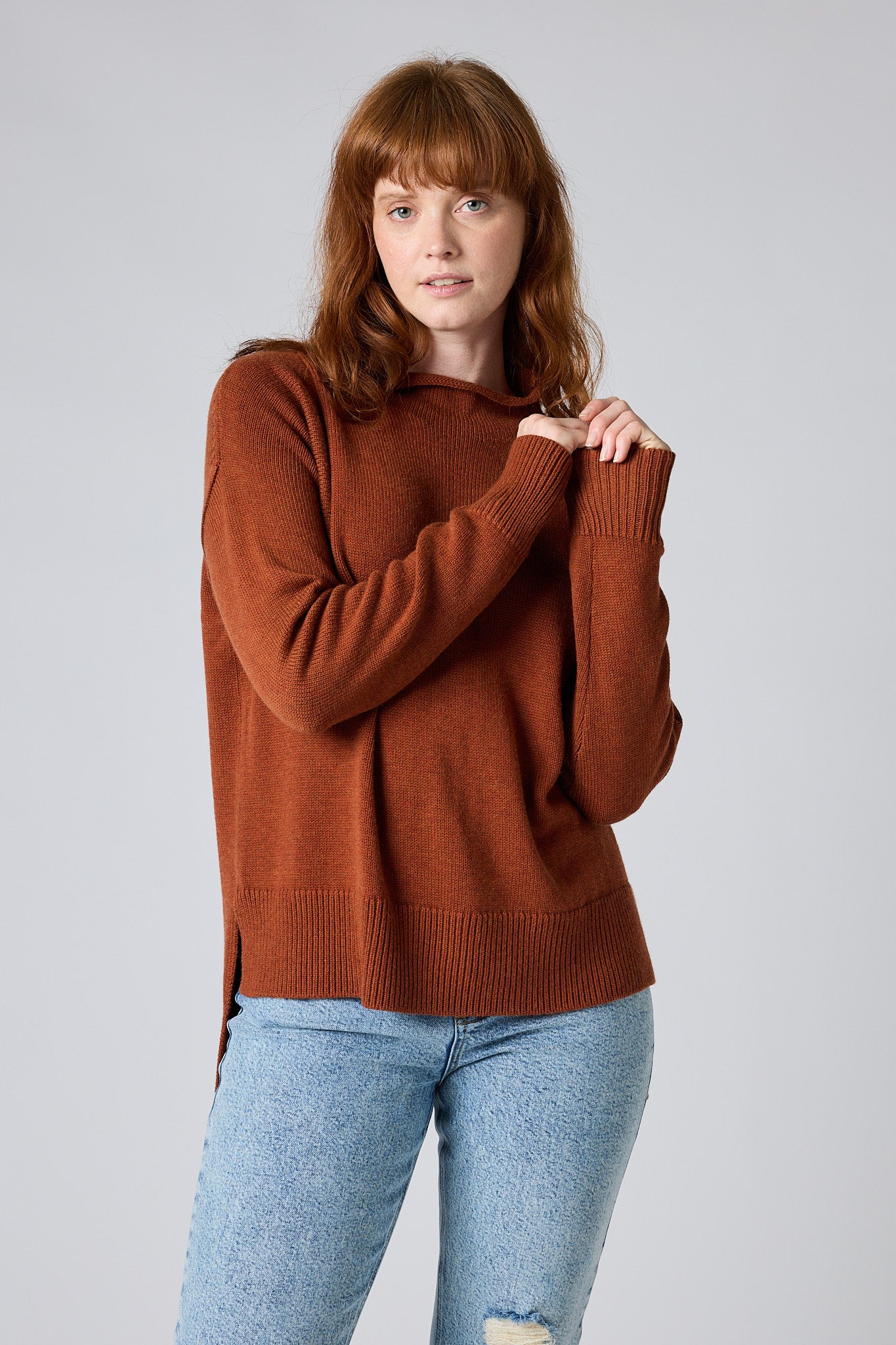 Out of the Box Mock Neck Sweater