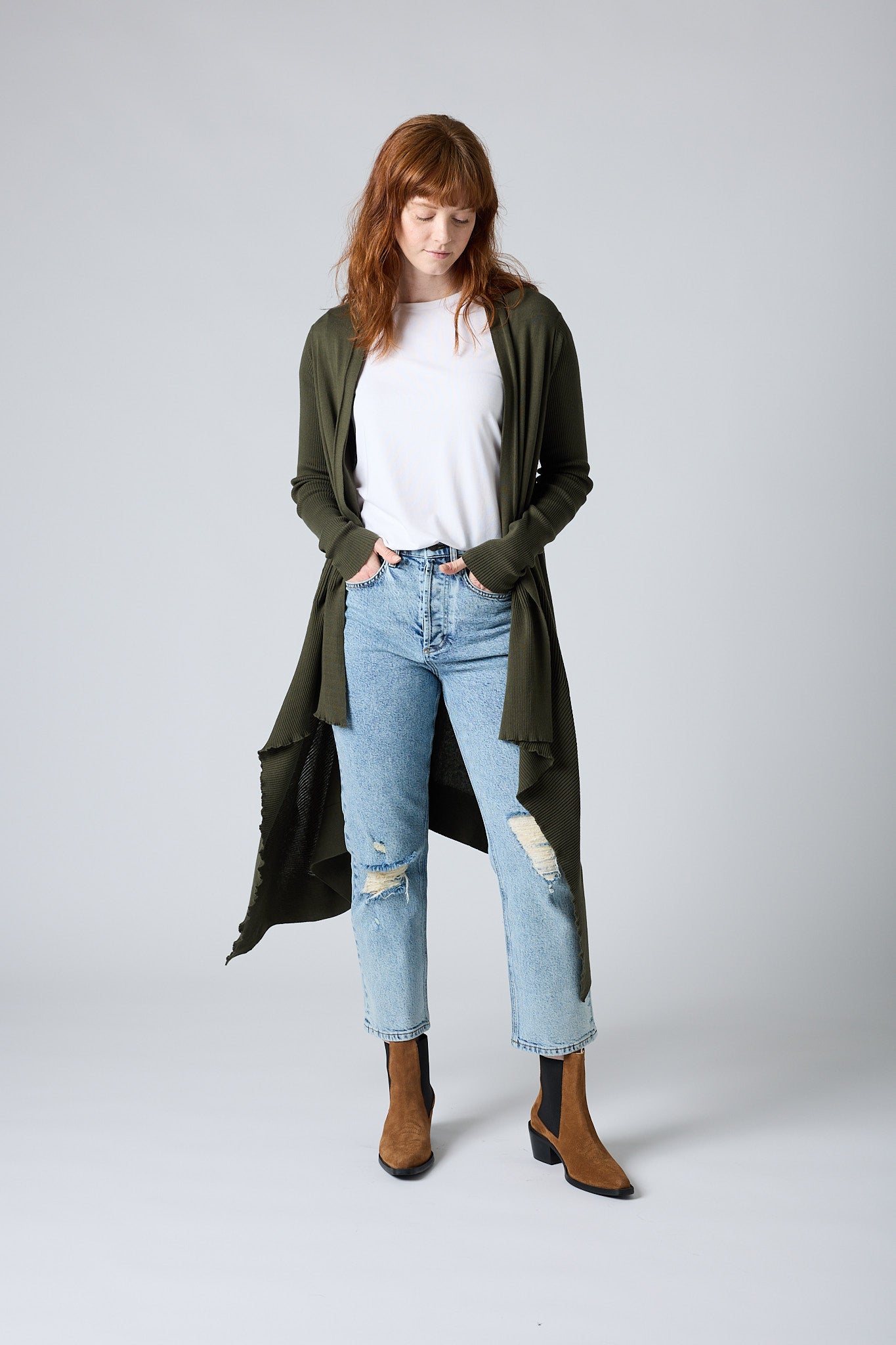 Zara hotsell longline cardigan