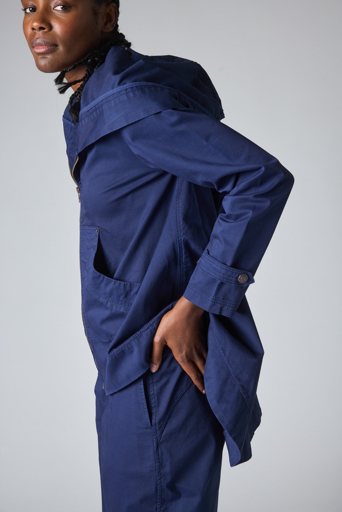 At Ease Twill Swing Jacket