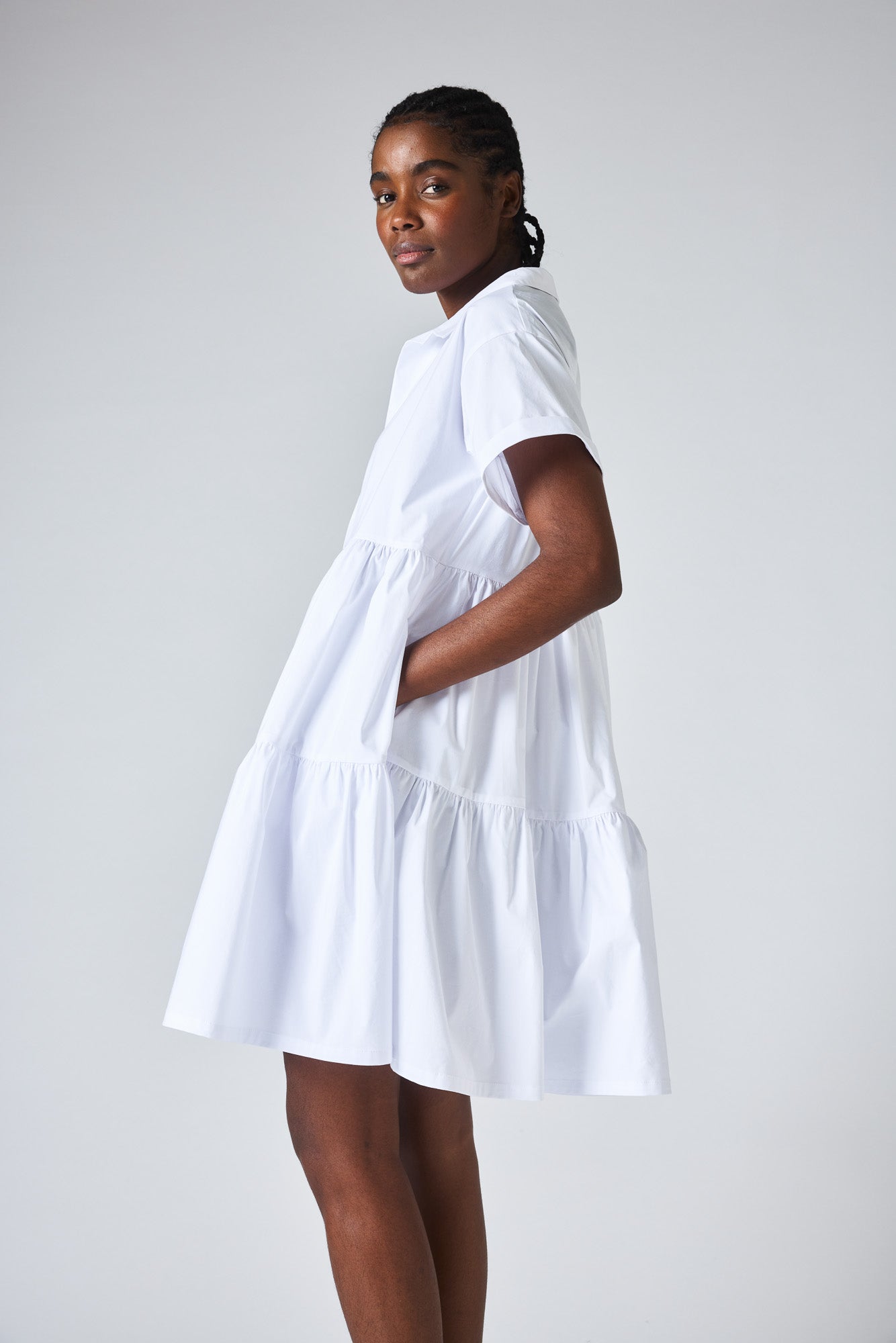 H&m hotsell poplin dress