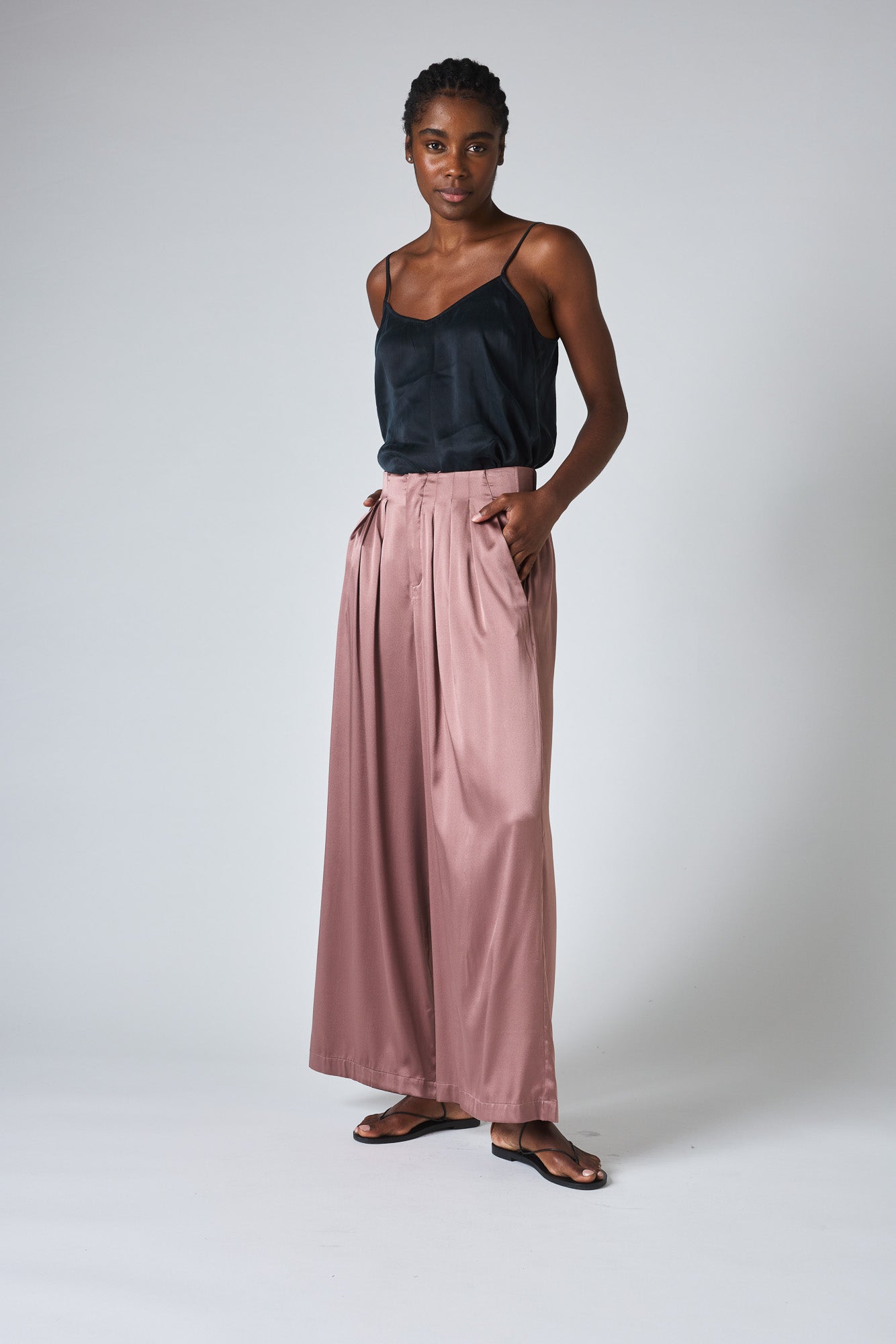 Clover Wide Leg Trouser Pants • Shop American Threads Women's Boutique Pants  – americanthreads