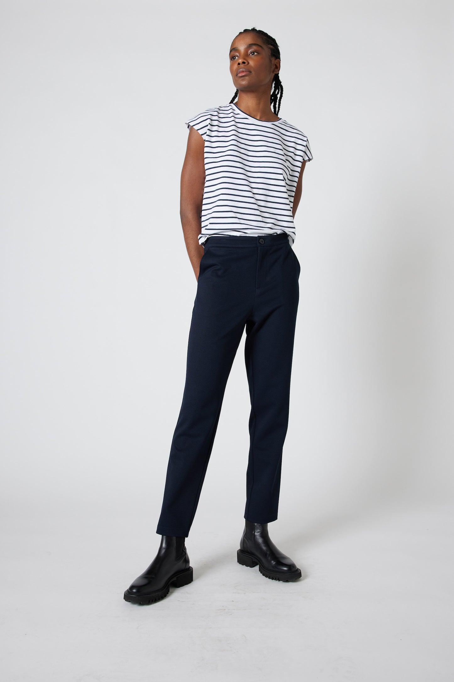 The Textured Comfort Trouser