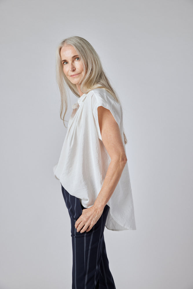 The Nonchalant Oversized Voile Blouse