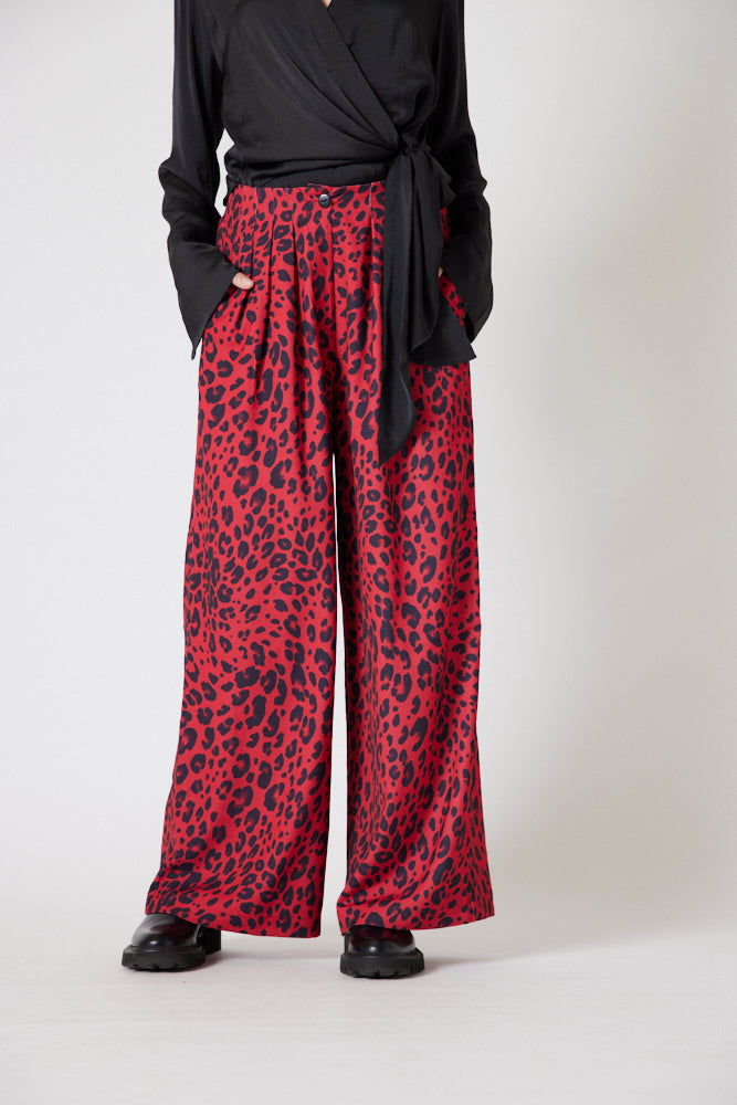 Panthera Wide-Leg Trouser