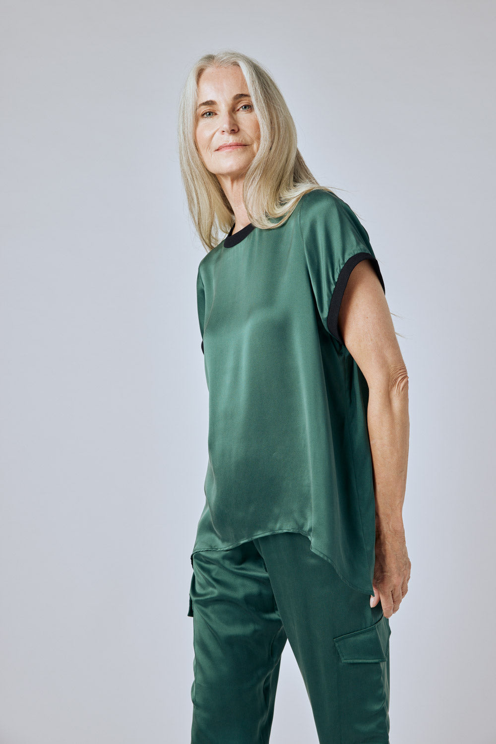 The Relaxed Washable Silk Top